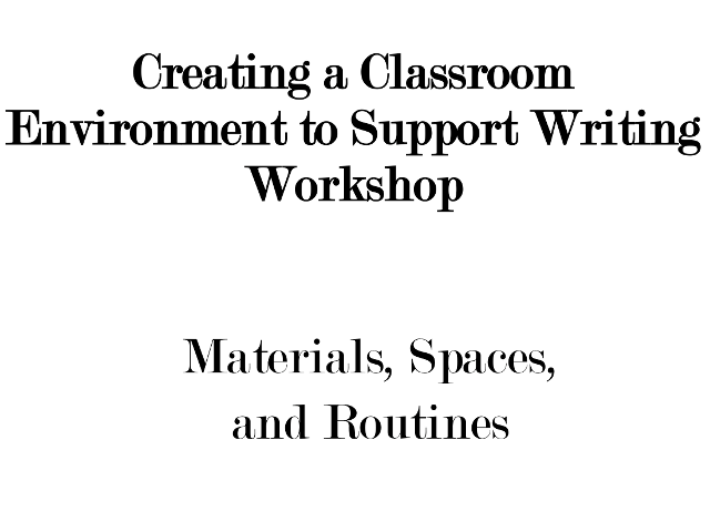 Facilitator Notes